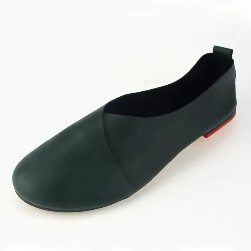 Lightweight Leather Flat Shoes