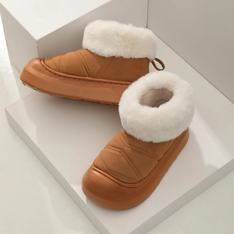 Ankle Plush Snow Boots