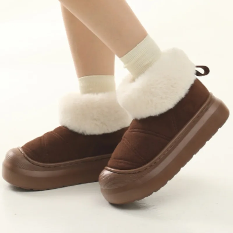 Ankle Plush Snow Boots