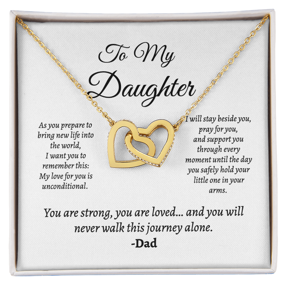Father to Pregnant Daughter — (Unconditional Love) Meaningful Gift Set