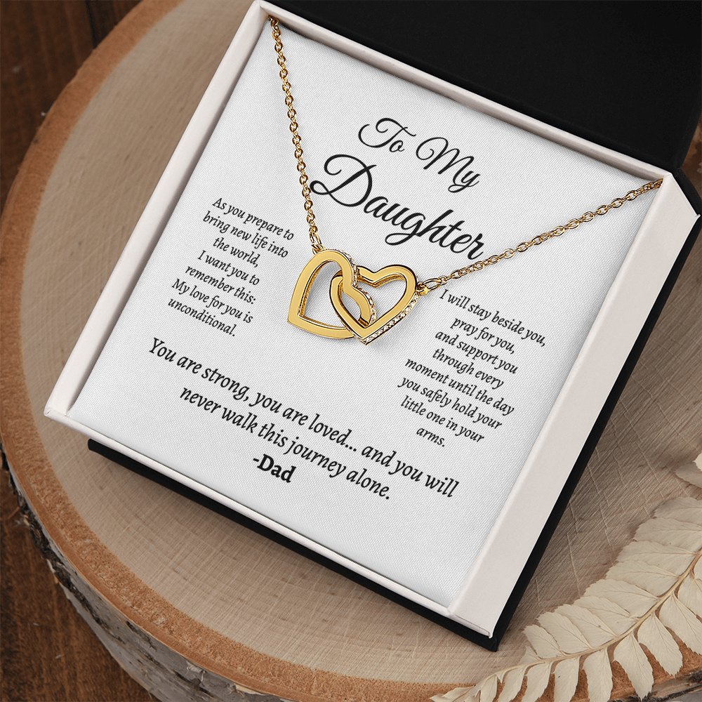 Father to Pregnant Daughter — (Unconditional Love) Meaningful Gift Set