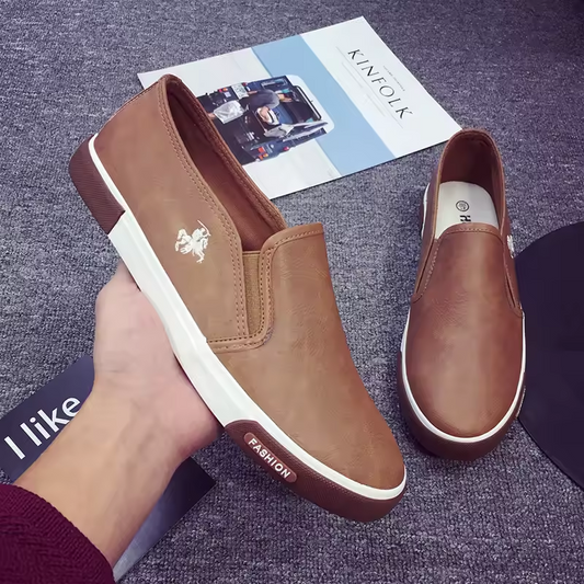 Newest Leather Casual Shoes Men Comfortable Loafers