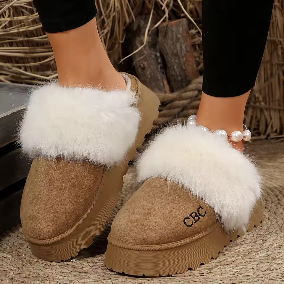 Women Slippers Winter Thick Sole Anti-Slip Snow Boots