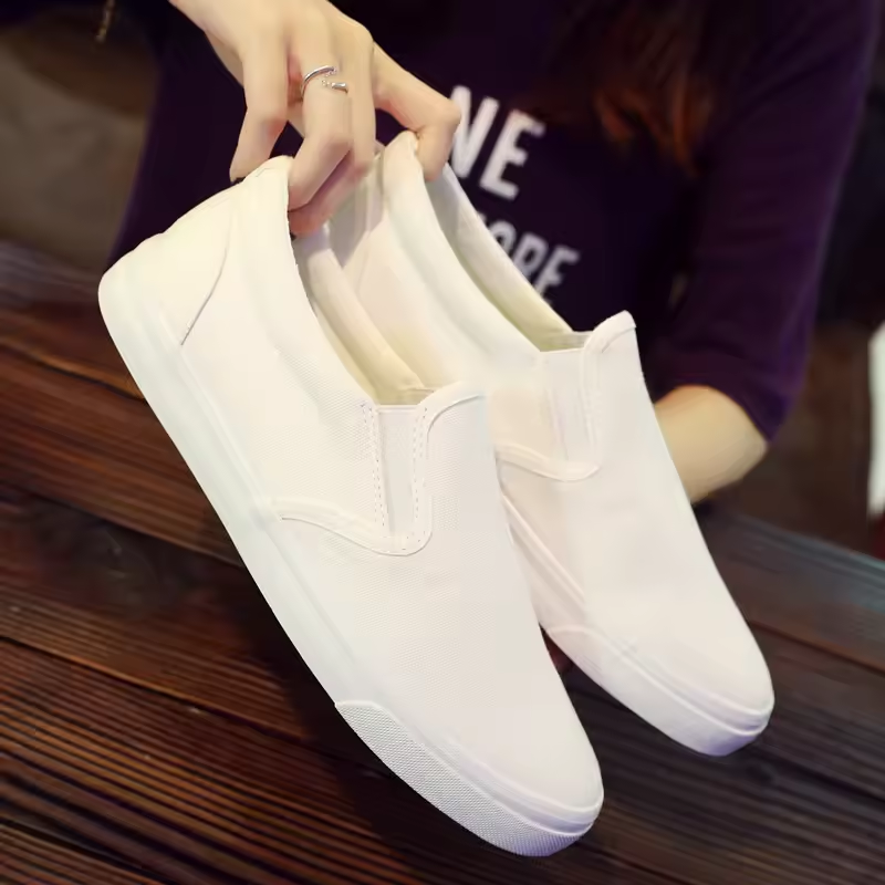 New Canvas Driving Shoes Men Loafers