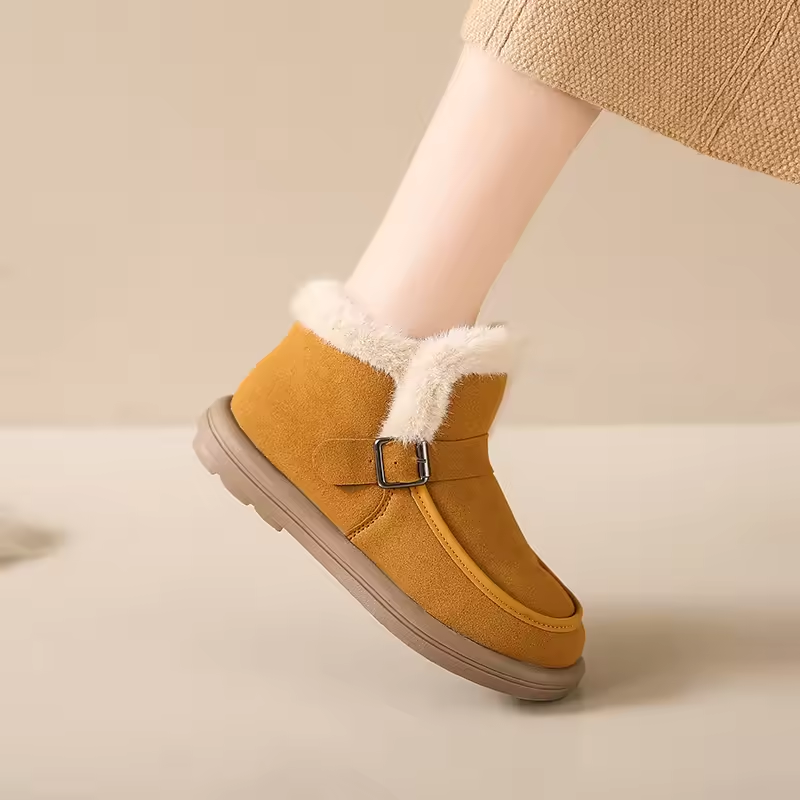 Winter New Women Comfortable Soft Plush Warm Snow Boots Outdoor Indoor