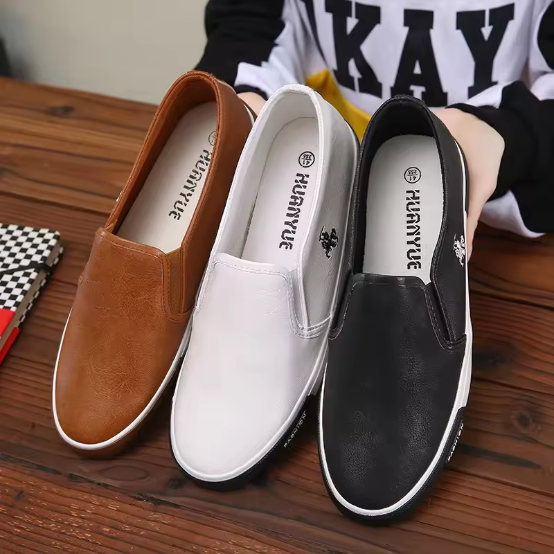 Newest Leather Casual Shoes Men Comfortable Loafers