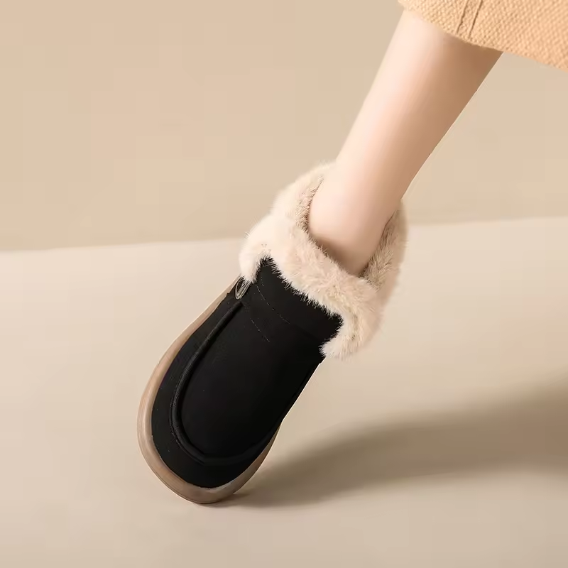 Winter New Women Comfortable Soft Plush Warm Snow Boots Outdoor Indoor