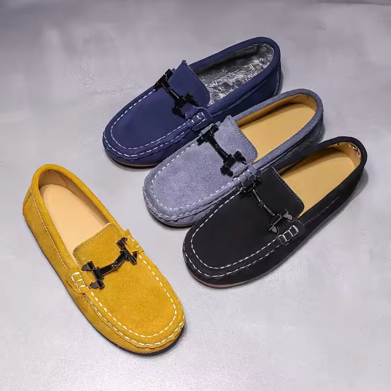 Fashion Kids Shoes Slip-On Loafers Boys Sneakers