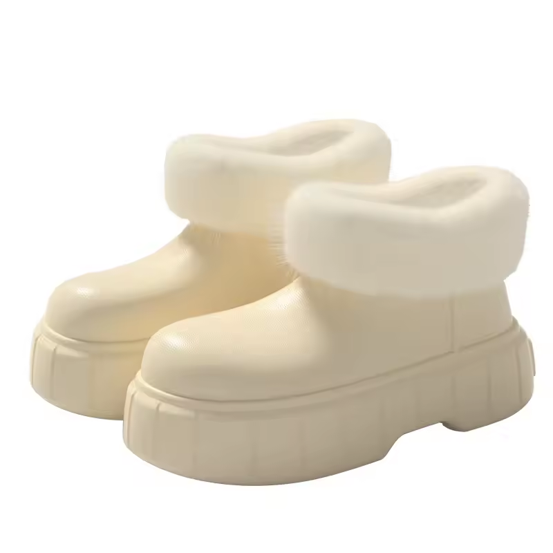 Women Winter Designer Luxury Snow Booties Fluffy Shoes