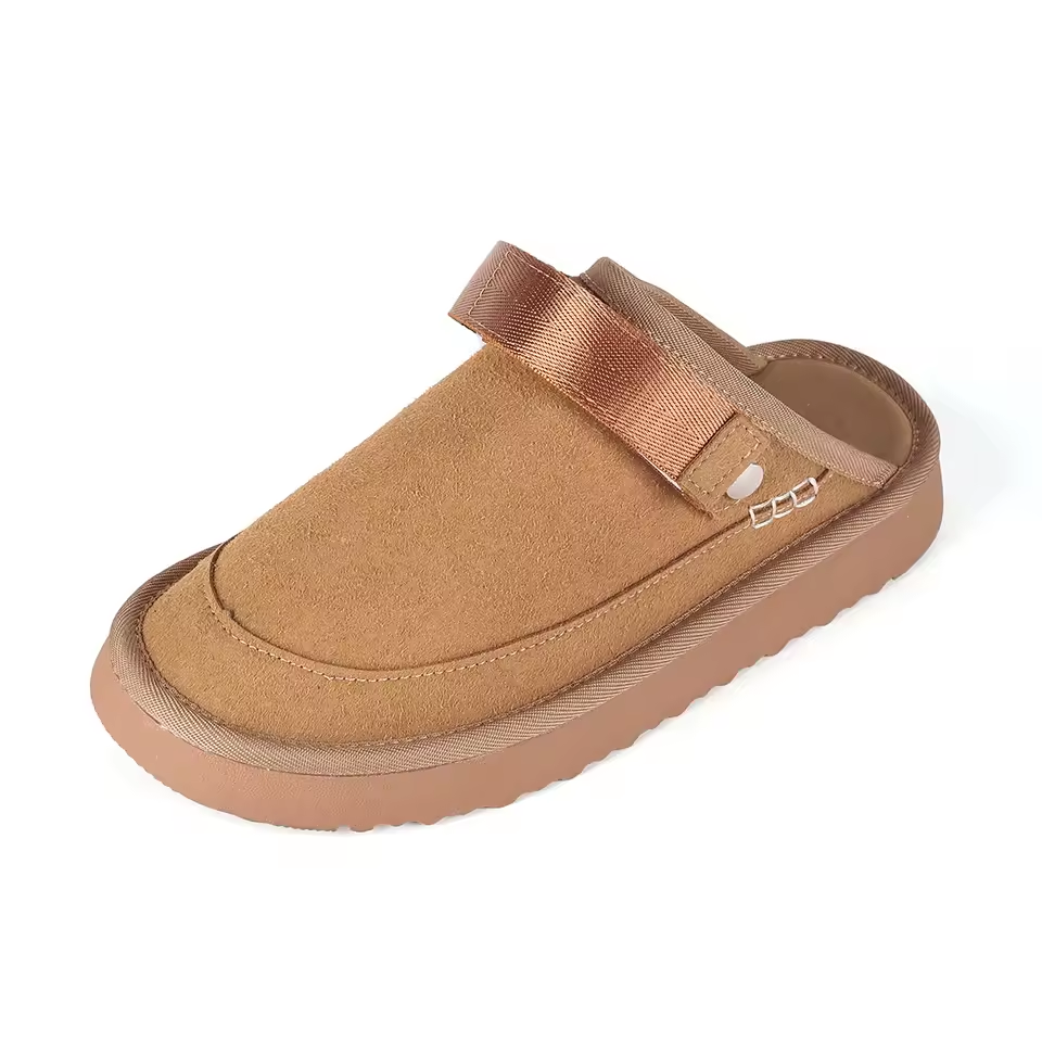 Warm Platform Women Slippers Casual Home Suede Fur Warm Slippers