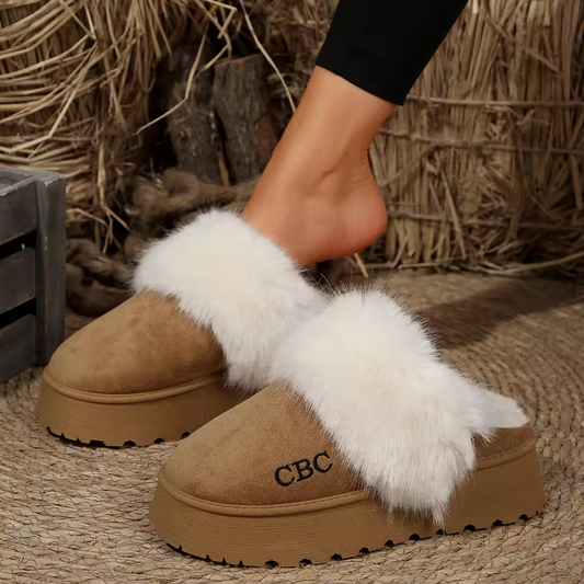 Women Slippers Winter Thick Sole Anti-Slip Snow Boots