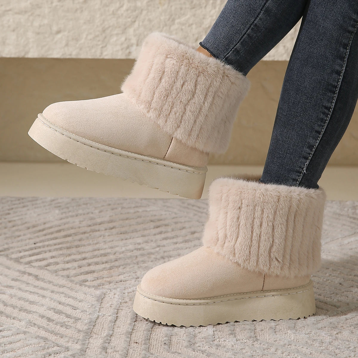Frost Glam Women's Plush Waterproof Boots